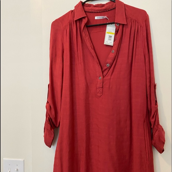 Kenneth Cole Reaction, Cayenne Rust dress S - NWT - Picture 1 of 5